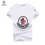 moncler 2019-20aw t-shirts official  white badge logo blanc